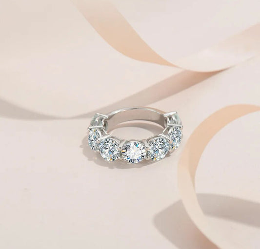 7ct Moissanite ring