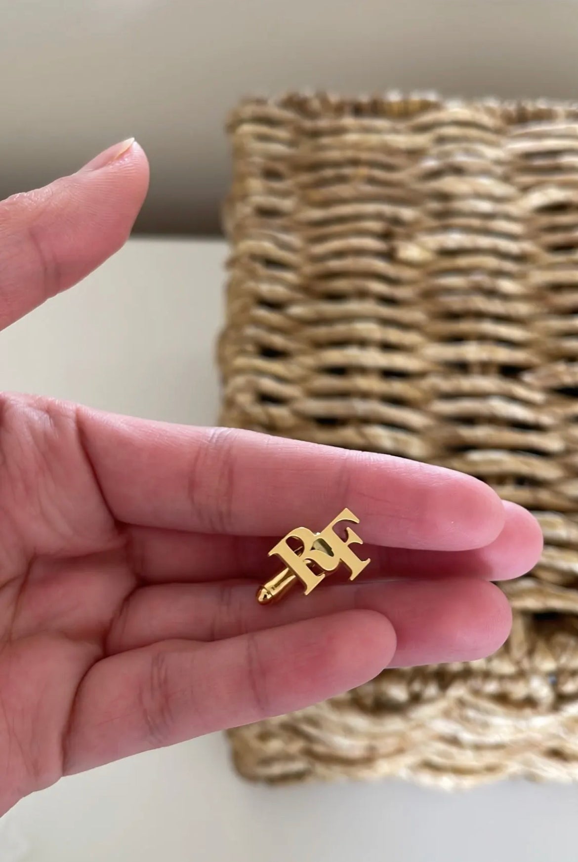 Personalised cufflinks