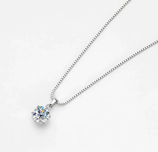 1ct Moissanite necklace